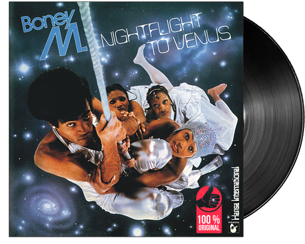 Boney m venus. Группа Boney m. 1978. Boney m Nightflight to Venus 1978. Boney m Venus Nightflight LP. Альбомы Бони м LP.